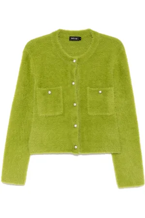 tout a coup Faux-fur cardigan