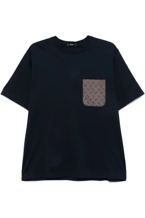 HERNO Logo-embroidered T-shirt