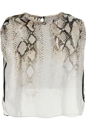 NUDE Snake-print blouse