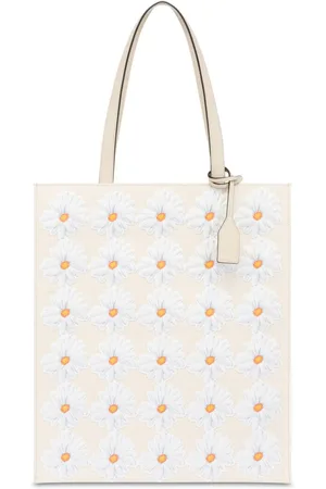 Moschino Floral patch tote bag