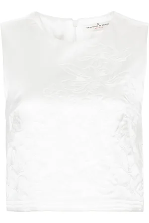 ERMANNO SCERVINO Floral-embroidered top