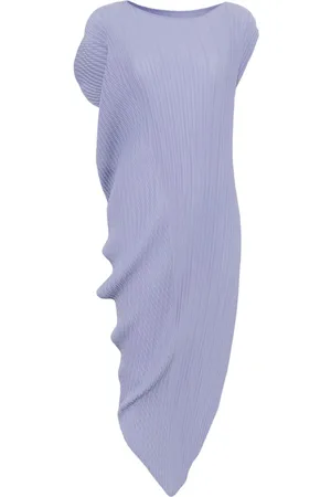 Issey Miyake Leaf Pleats midi dress