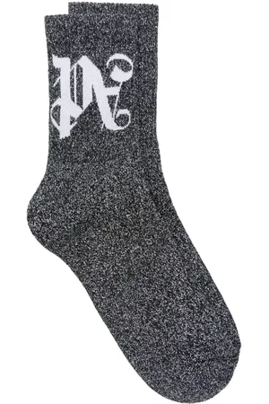 Palm Angels Monogram lurex socks