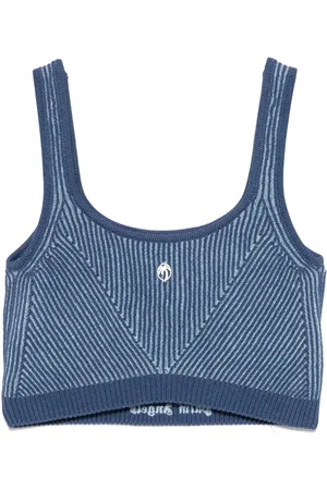 Palm Angels Ribbed-knit tank top