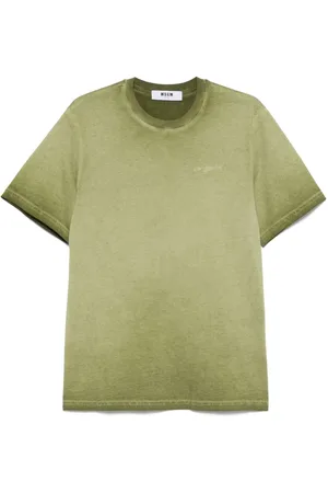 Msgm Faded-effect T-shirt