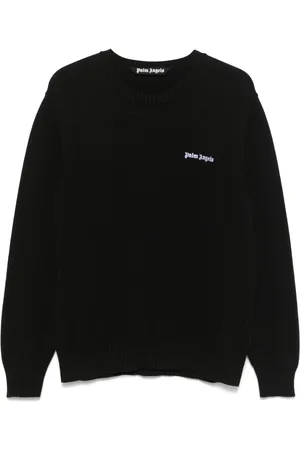 Palm Angels Logo-embroidered sweater