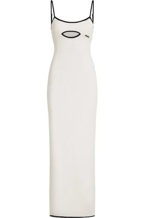 Karl Lagerfeld Crochet-knit maxidress