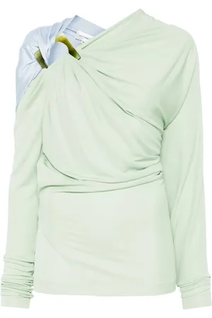 Victoria Beckham Draped long-sleeve top