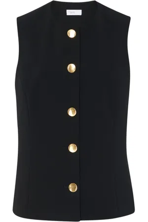 ROSETTA GETTY Sleeveless button-up vest