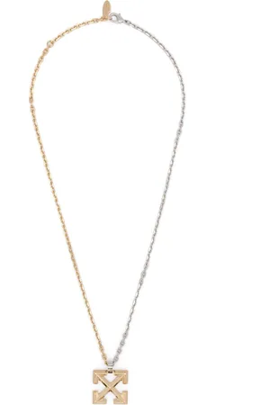 OFF-WHITE Arrows two-tone necklace