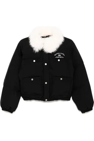 Musium Div. Logo-embroidered puffer jacket
