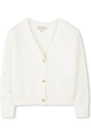 Michael Kors Eyelet-detail buttoned cardigan