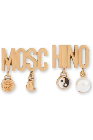 Moschino Logo-lettering earrings