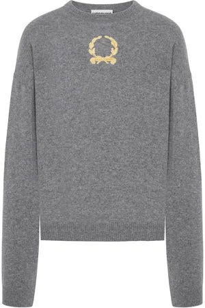 Moschino Laurel-embroidered jumper