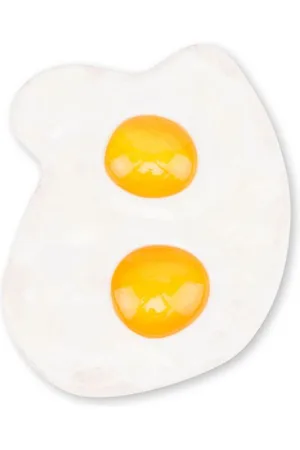 Moschino Egg-motif brooch