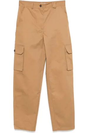 Maison Kitsuné Logo-embroidered chinos