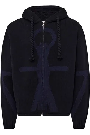 J.W.Anderson Anchor logo zip hoodie