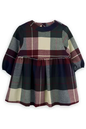 KNOT Check-patten dress