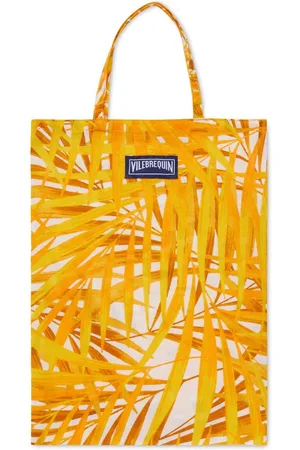 Vilebrequin Palm leaves-print cotton pareo