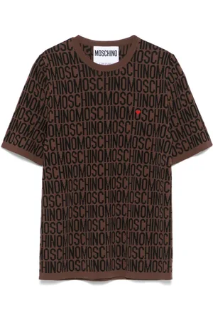 Moschino Logo-jacquard T-shirt