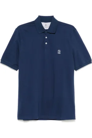 Brunello Cucinelli Logo-print polo shirt