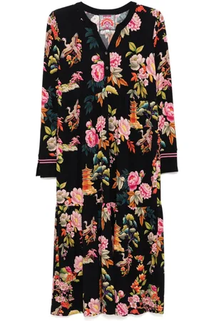 JOHNNY WAS The Janie Henley knit dress