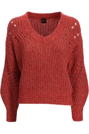 HUGO BOSS Open-knit sweater