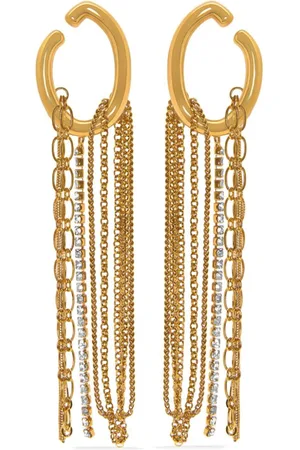 Oscar de la Renta O Chain fringed earrings