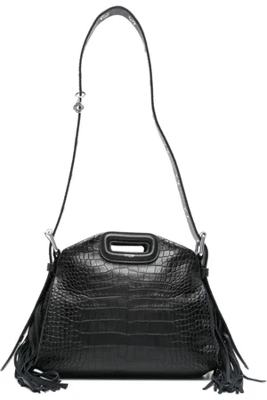 Maje Mini Miss M embossed leather bag