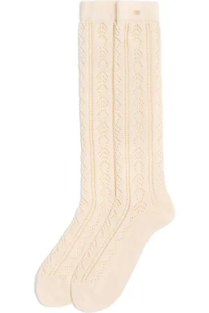 VALENTINO GARAVANI VLogo perforated socks