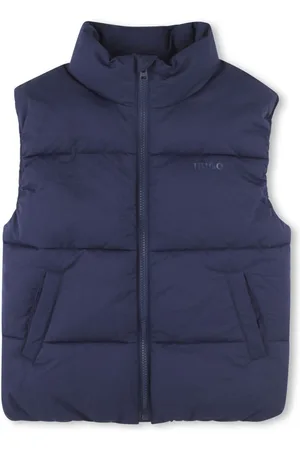 HUGO BOSS Logo-print padded gilet