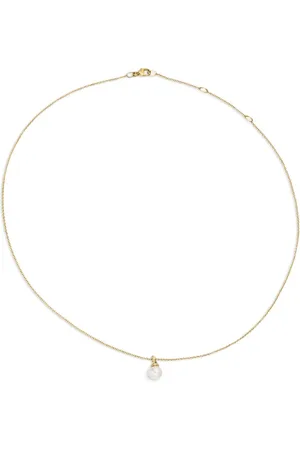 David Yurman 18kt yellow Petite Solari diamond and pearl necklace (11.5mm)