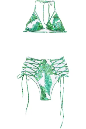 Noire Swimwear Leaf-print bikini