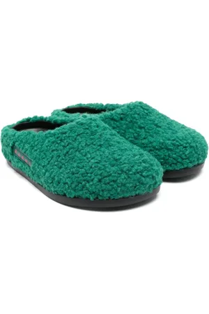 Marni Faux-shearling slippers