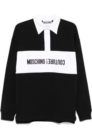 Moschino Logo-embroidered polo shirt
