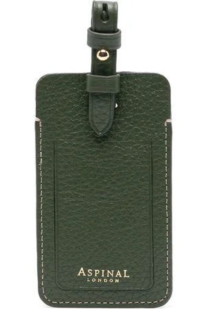 ASPINAL OF LONDON Leather luggage tag