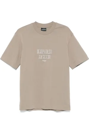 Emporio Armani Logo-embroidered T-shirt