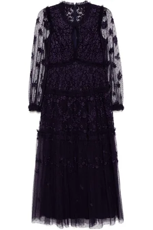 Needle & Thread Autumn lace ankle gown