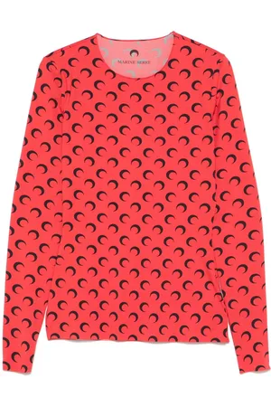 Marine Serre Moonogram-pattern top