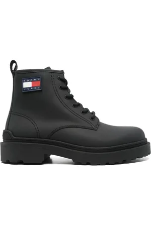Tommy Hilfiger Leather lace-up boots