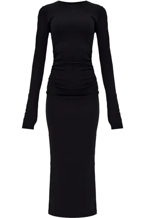 Ganni Logo-patch dress