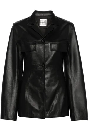 Totême Hourglass leather jacket