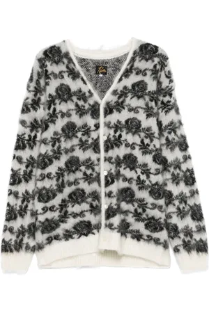 Pins & Needles Floral-jacquard cardigan