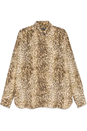 Tom Ford Animal-print shirt