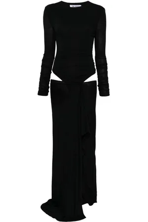 The Attico Cut out-detail maxi dress
