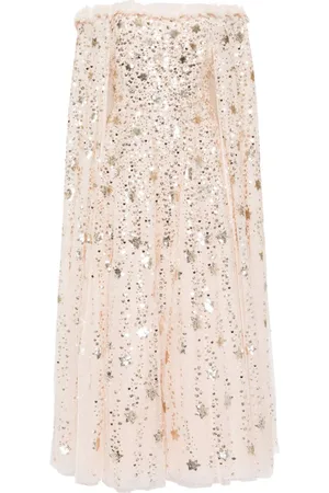 Needle & Thread Shooting stars cape ankle gown