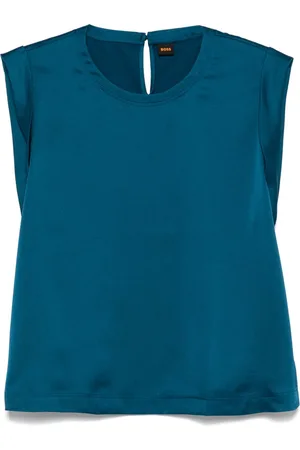 HUGO BOSS Satin-effect top