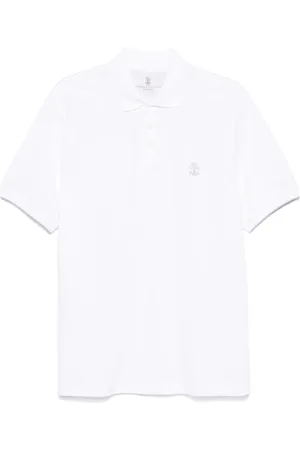 Brunello Cucinelli Logo-print polo shirt