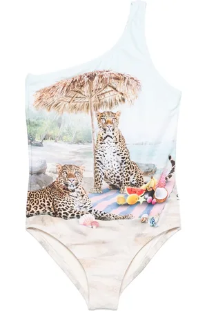 Molo Beach-print swimsuit