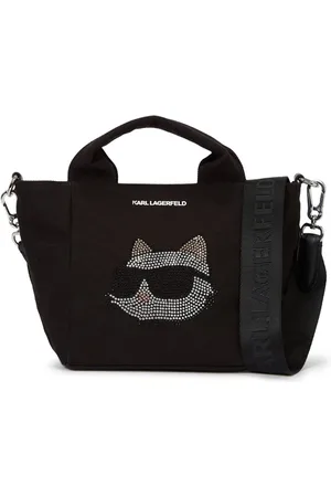 Karl Lagerfeld Ikon rhinestone-embellished tote bag
